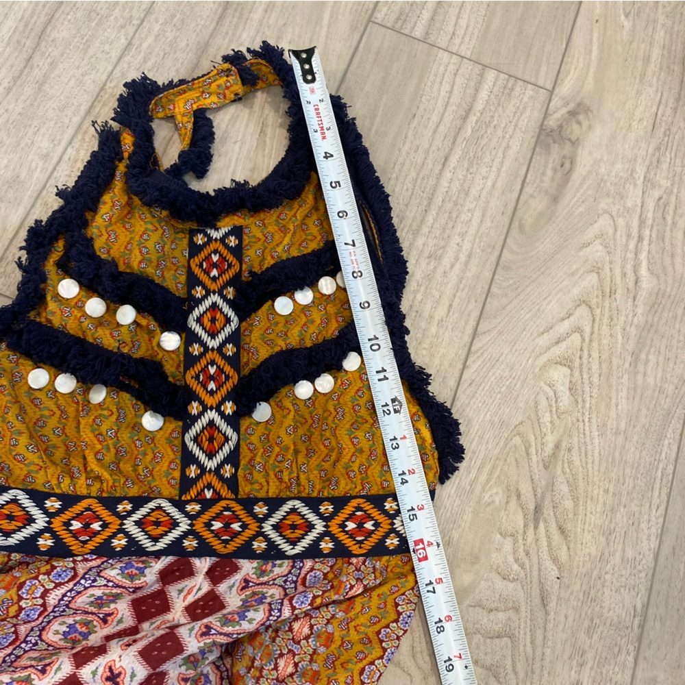 Anthropologie Deco Cover-Up Maxi Dress Multicolor Bohemian Maxi Skirt, Size Xs - Picture 16 of 16